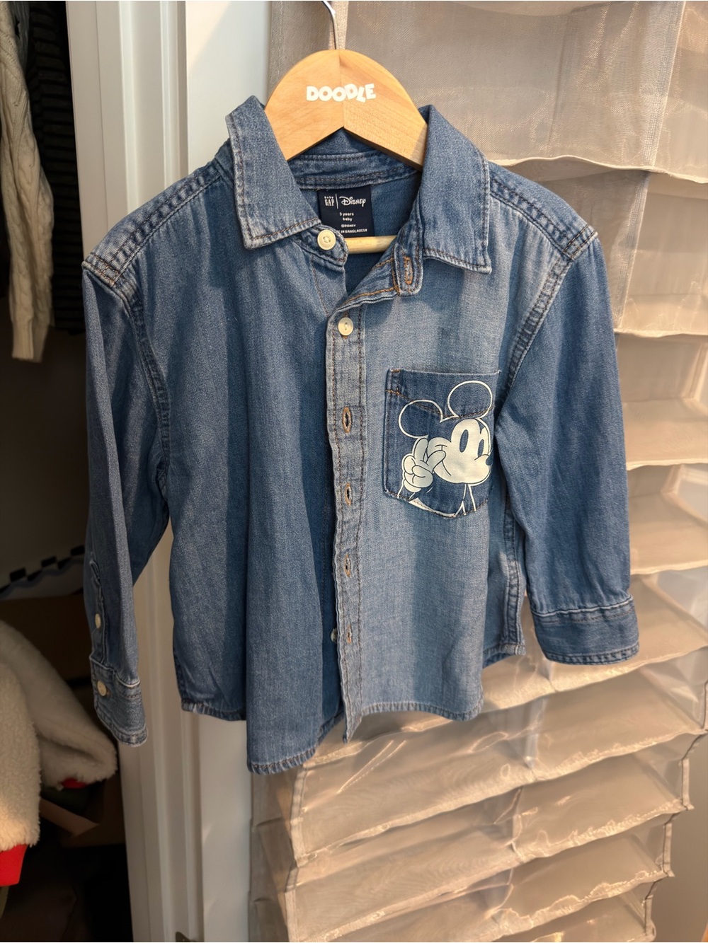 Baby Gap x Disney button down